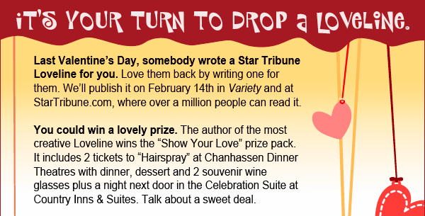 It's Your Turn to Drop a Loveline